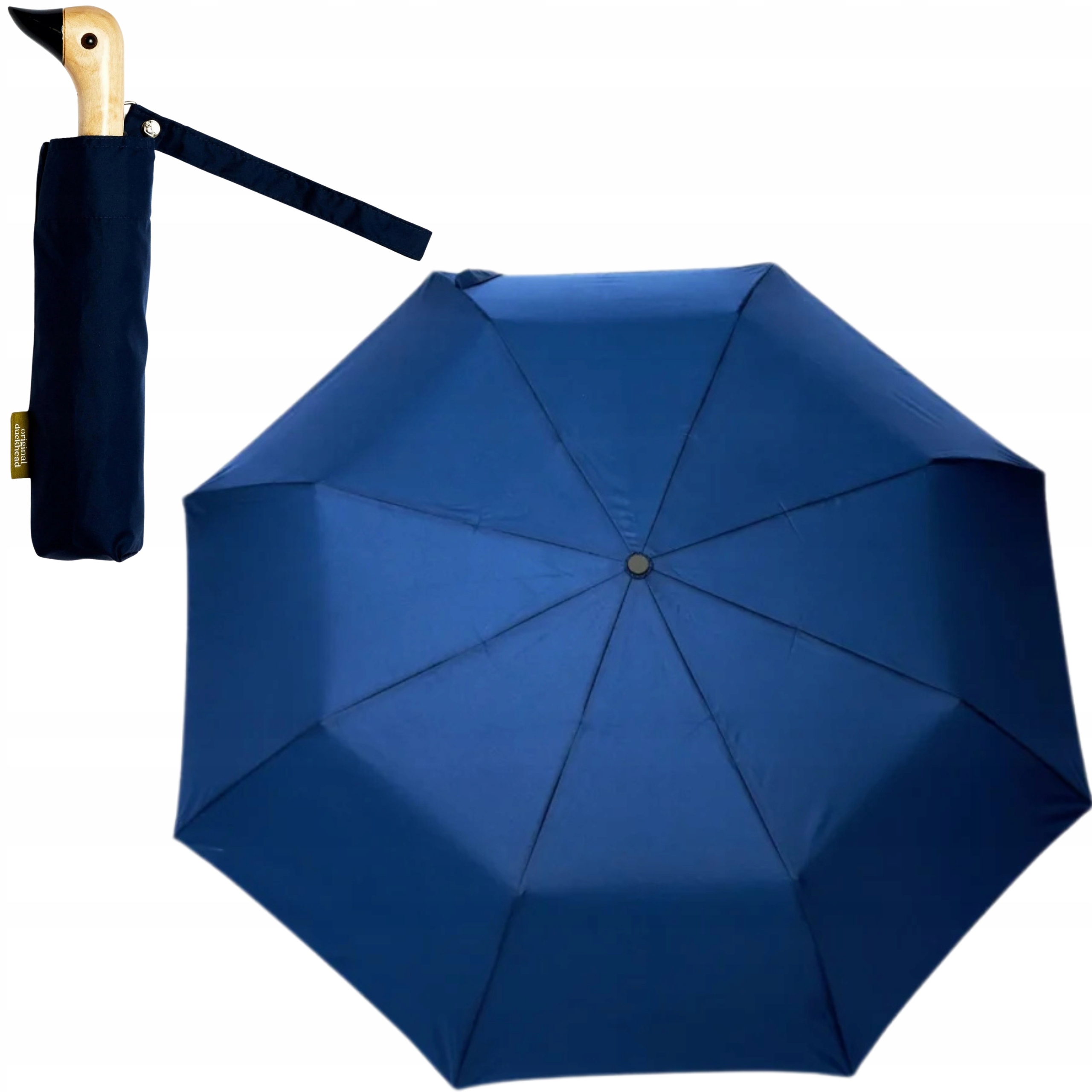 Skládací deštník Automatický deštník Tmavě modrý Original Duckhead