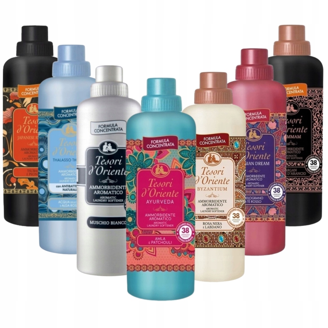 Tesori d'Oriente włoski płyn koncentrat do płukania zestaw mix 7x 760ml It