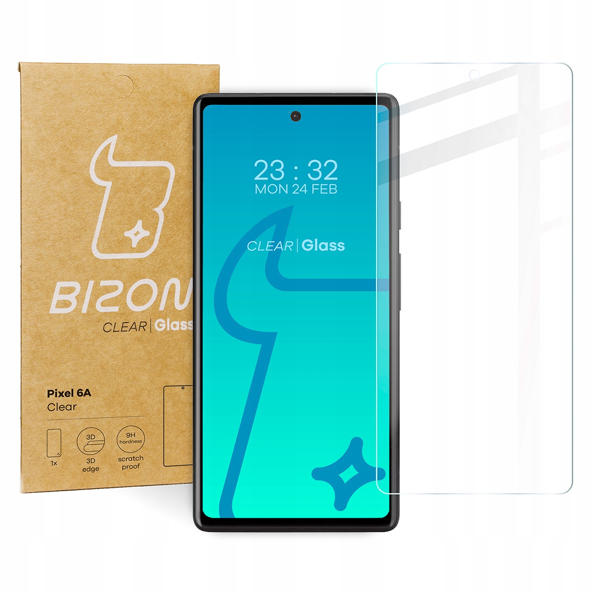 

Szkło hartowane Bizon Glass Clear do Pixel 6A