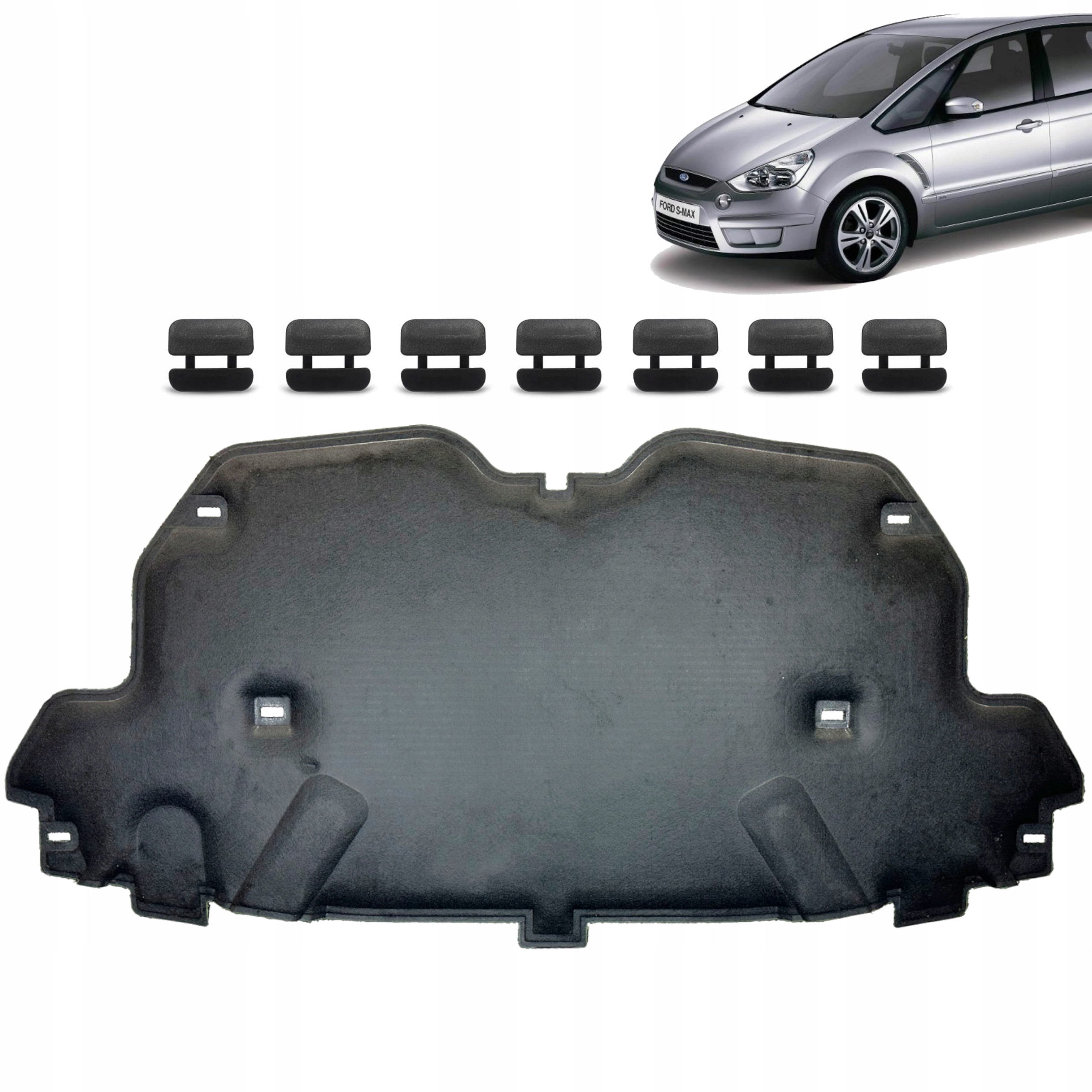 Odhlučnění masky Izolace Podbitka Ford S-max MK1 2006-2014R Spinky Hq