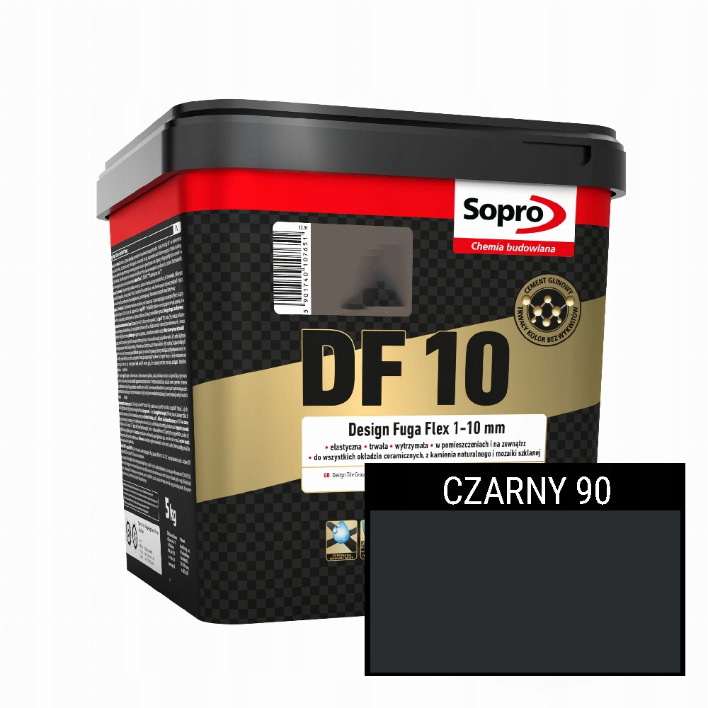 Sopro DF10 fuga czarny 90 | 5kg
