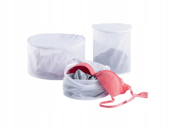 

Zestaw 3 woreczki siatkowe torba koszyk do prania