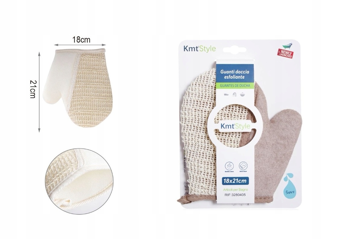 

Rękawica Myjka Do Ciała Kąpieli Peelingu Masażu