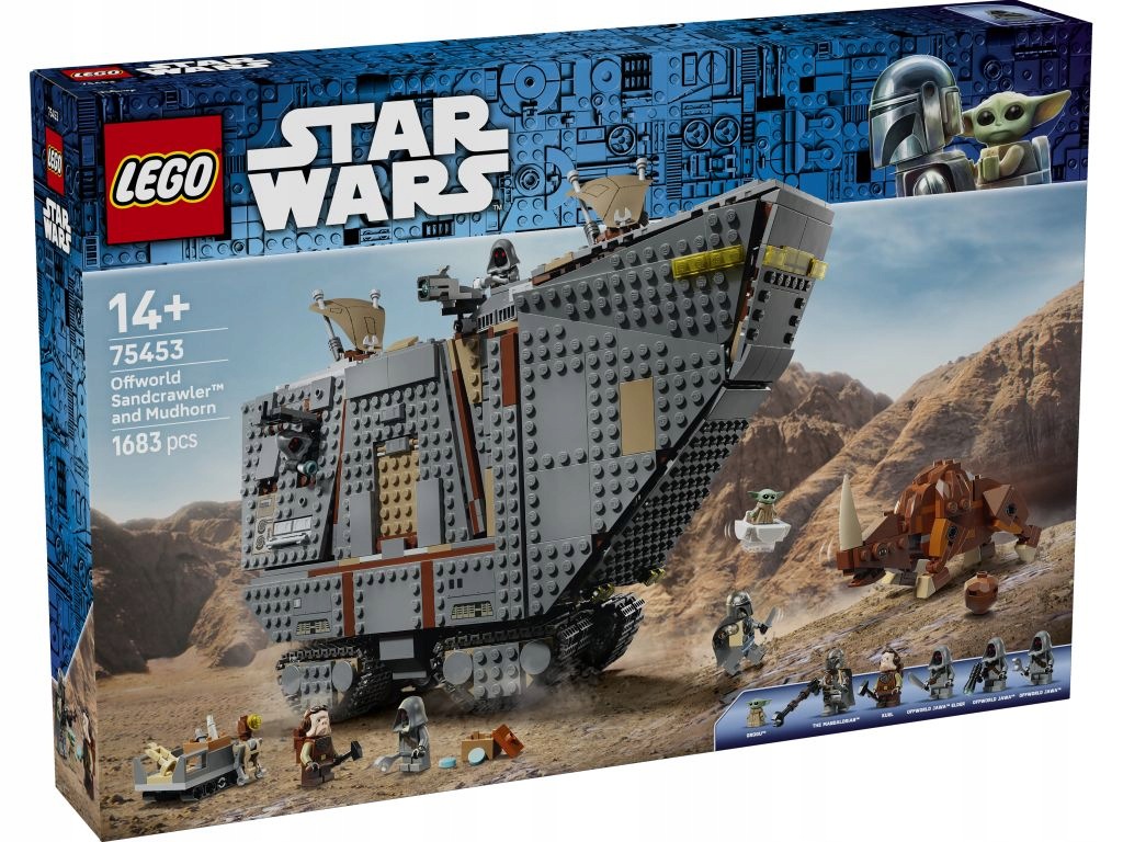 Lego 75453 Star Wars Pískovec stěhovavých jawů a bažinorožec