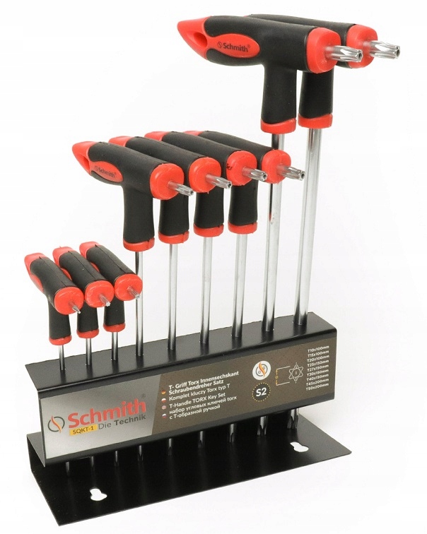 

Klucze Imbusowe Torx Typ T Imbus T10-T50 Schmith