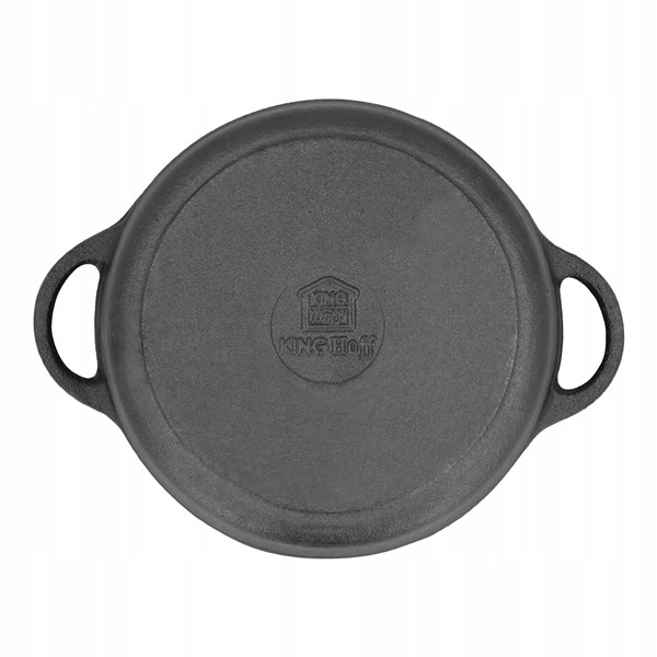 Brytfanna 2,4L ŻELIWNA Głęboka CIĘŻKA GARNEK 2253 Informacje dodatkowe możliwość używania na kuchni indukcyjnej pokrywka w zestawie