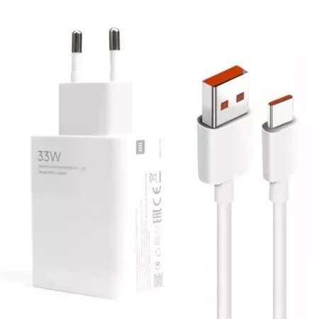 Síťová Nabíječka Xiaomi 33W MDY-11-EZ Kabel Typ-c Usb-c Originální