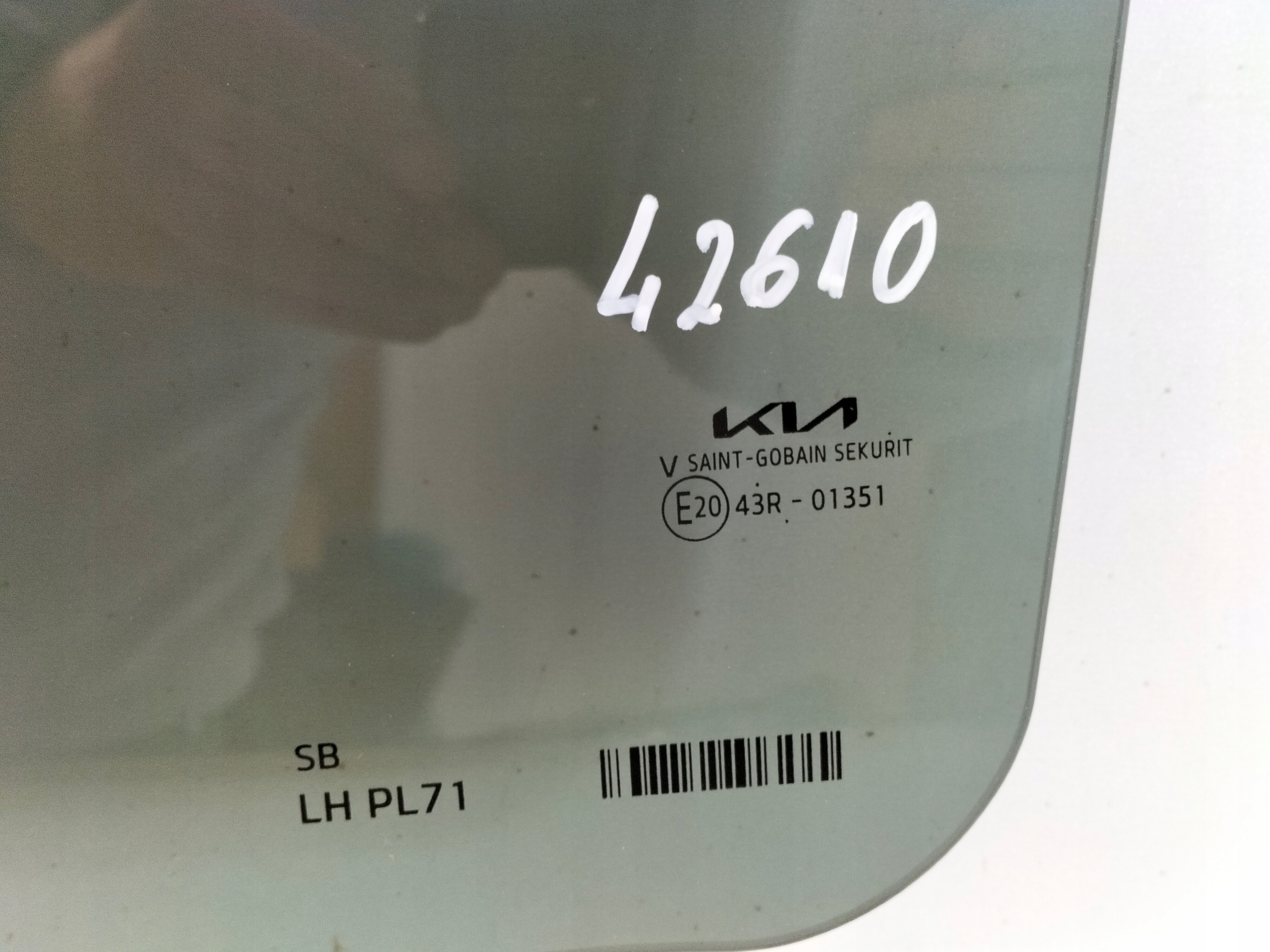 window side door rear rear part left KIA PROCEED III 18- PRO CEED