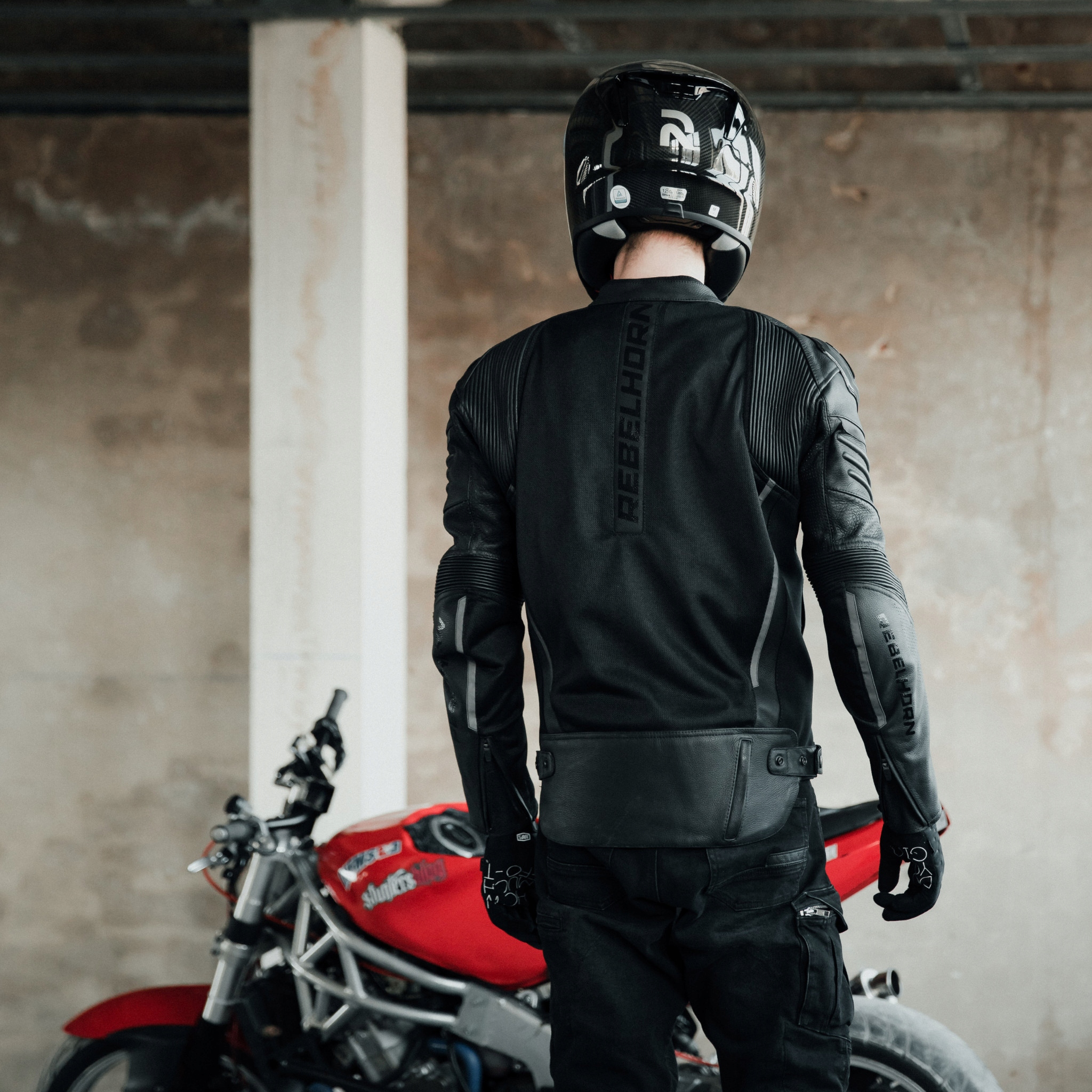 KURTKA MOTOCYKLOWA MĘSKIE SKÓRA REBELHORN VANDAL Model Vandal