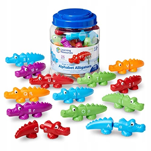 Learning Resources Aligatory alfabetu zestaw edukacyjny dla dzieci 18m-6l