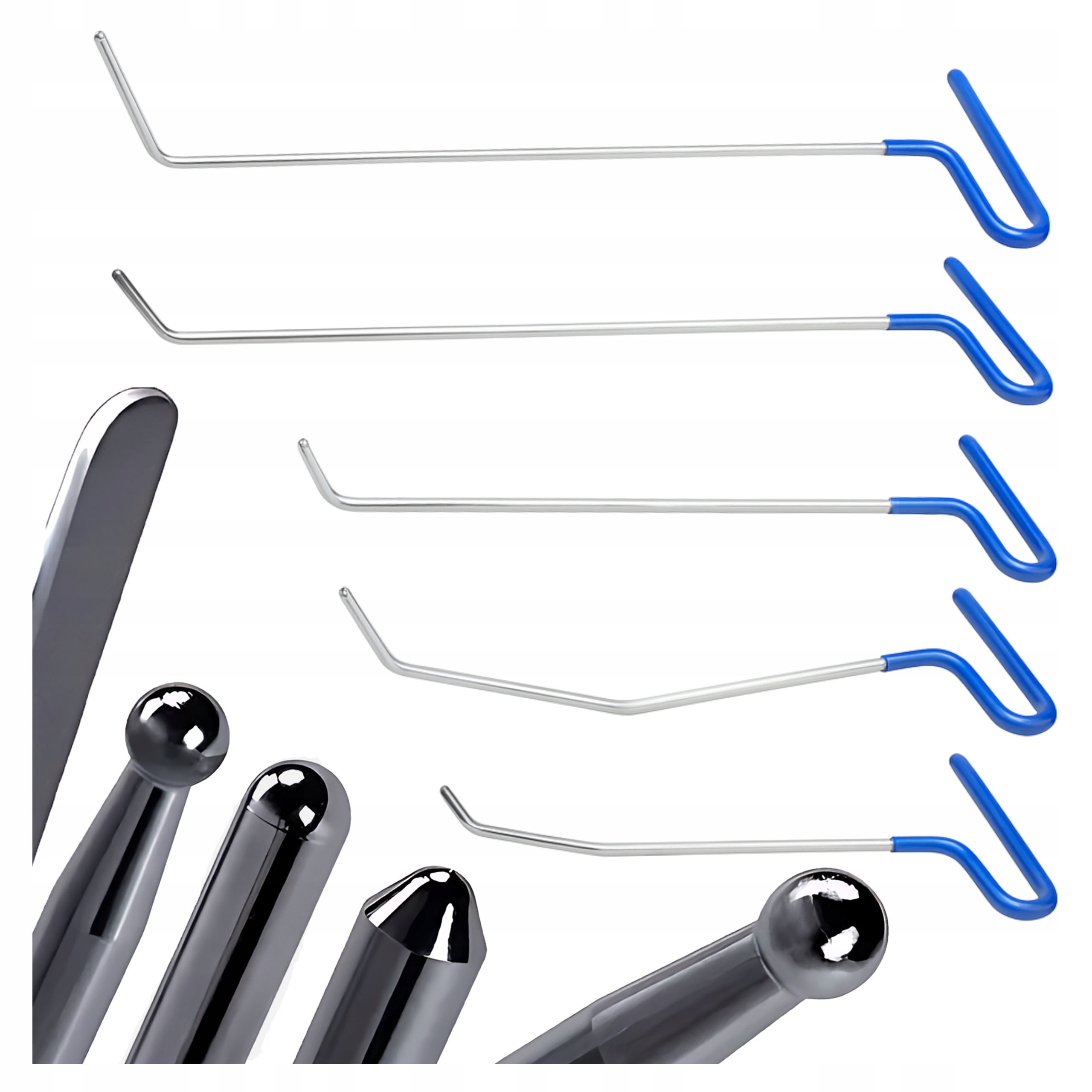 Dráty pdr háky tyče pro vytahování vytlačování promáčklin 5 kusů