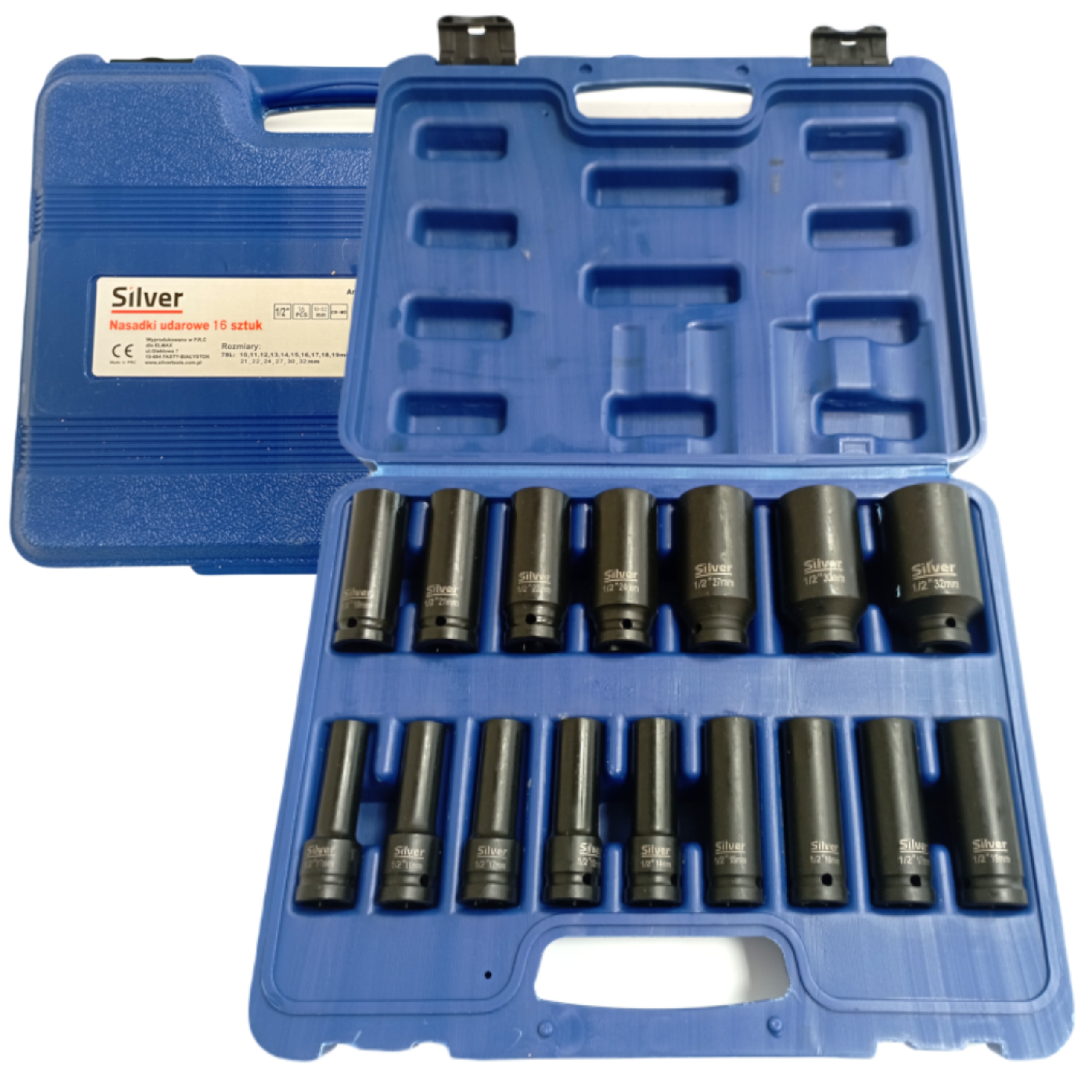 Silver Nasadki Udarowe 10-32MM 1/2" 16 El S11662