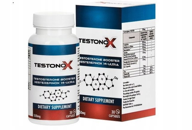 Testonox 30 síla svalů svalová hmota Testosteron libido jako dárek