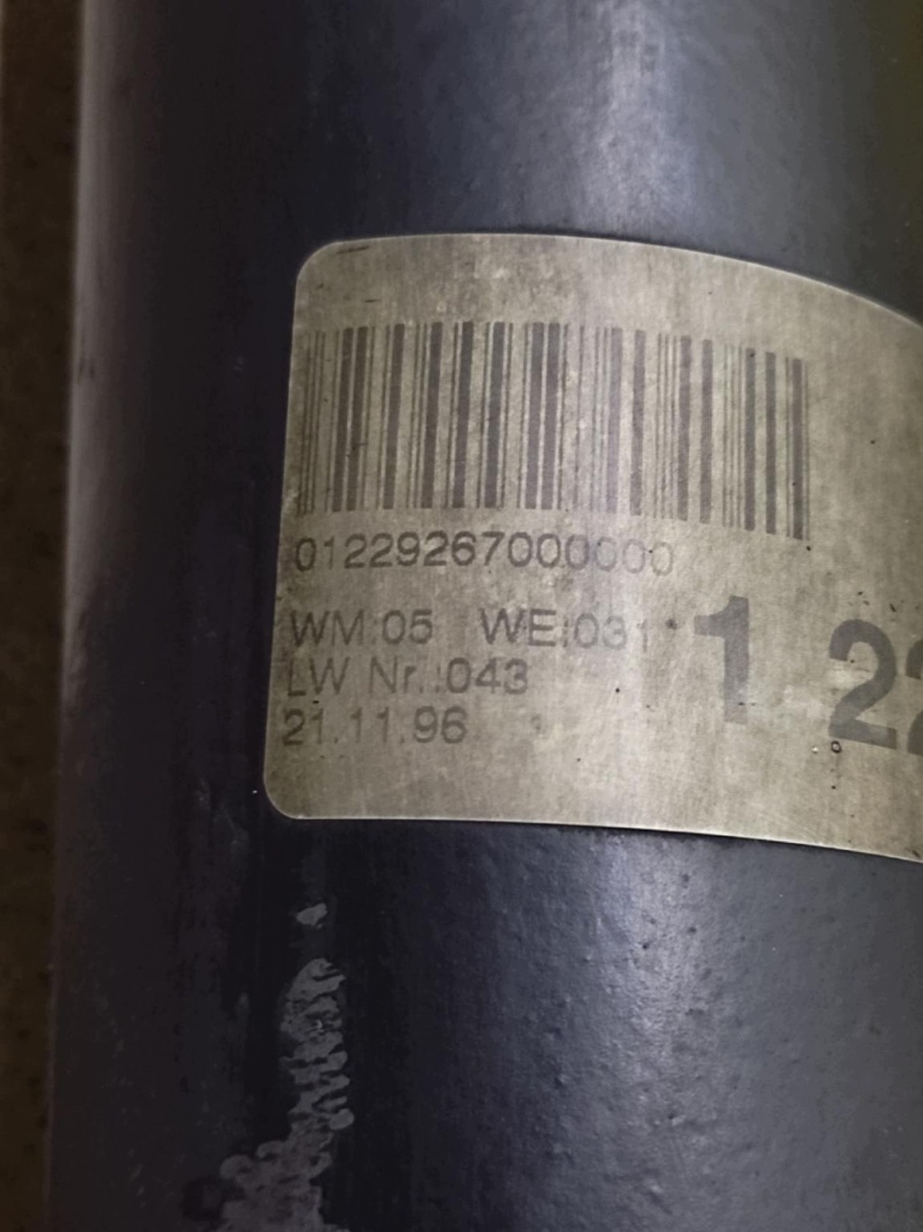 BMW E39 Antriebswelle 1229267