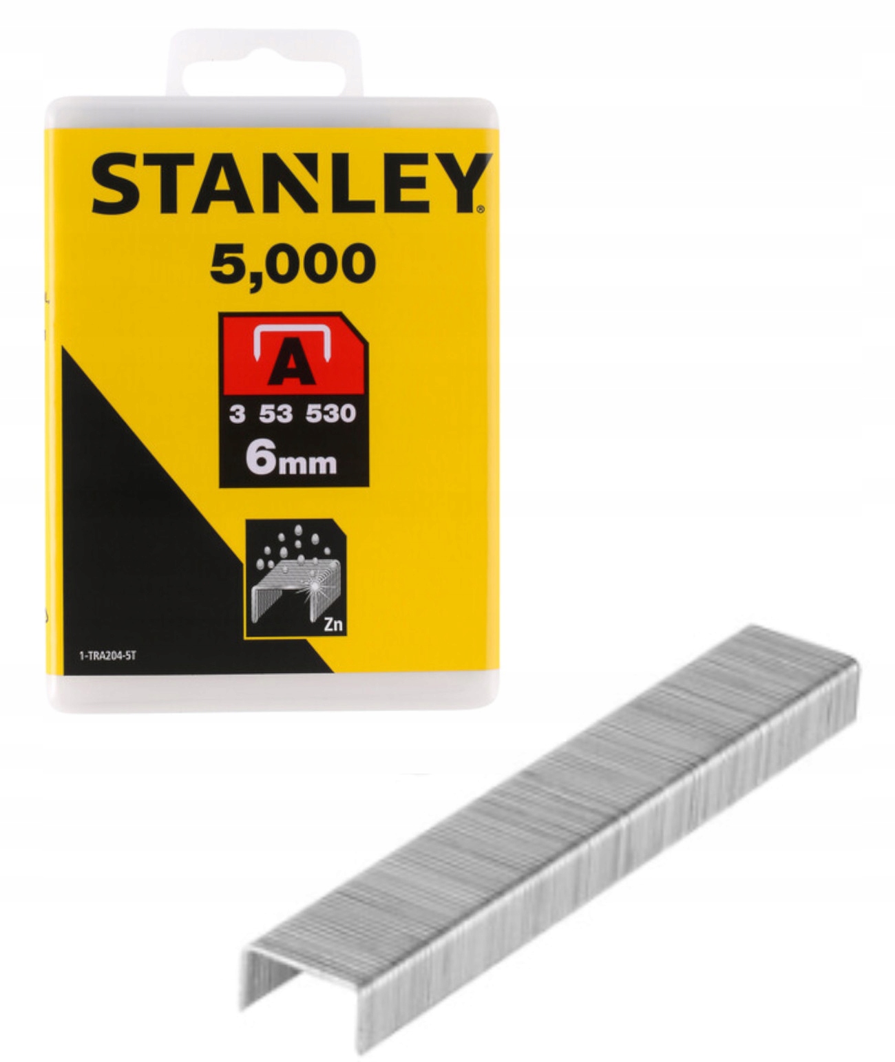 

Stanley Zszywki Typu A 6mm 5000 sztuk 1-TRA204-5T