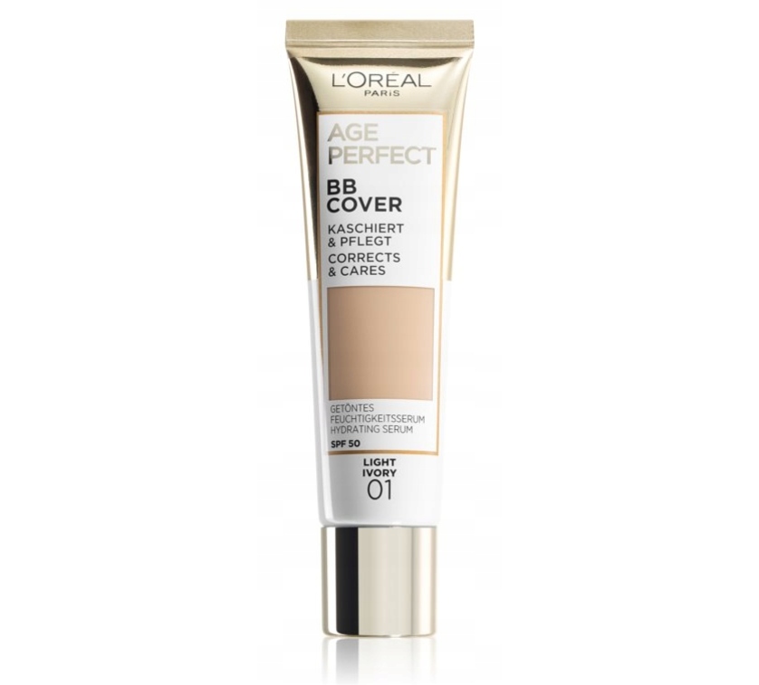 L'Oréal Paris Age Perfect Krem Bb Cover 01 Light Ivory Spf 50 30 ml
