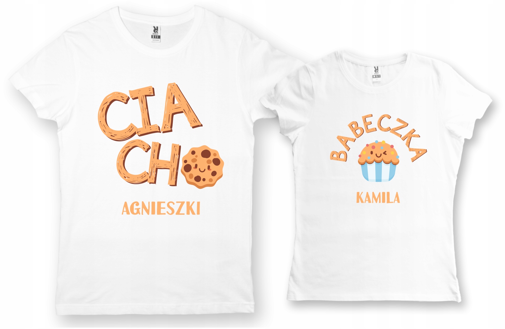

Zestaw Koszulek Dla Par Walentynki Ciacho Imiona