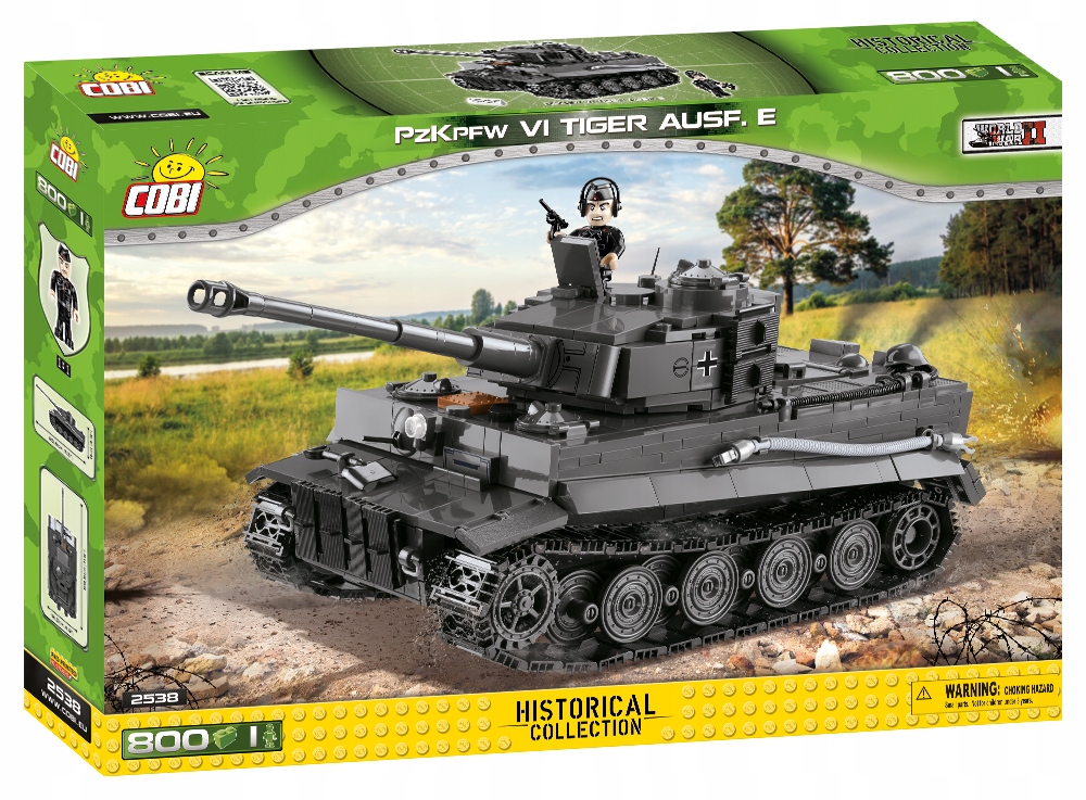 

Cobi Niemiecki Czołg PzKpfw VI Tiger Ausf. E 2538