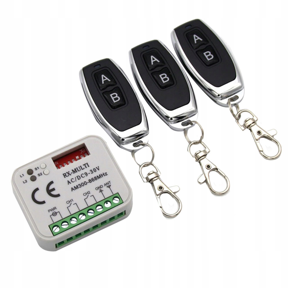 Odbiornik uniwersalny biały 300-868 MHz RX Multi