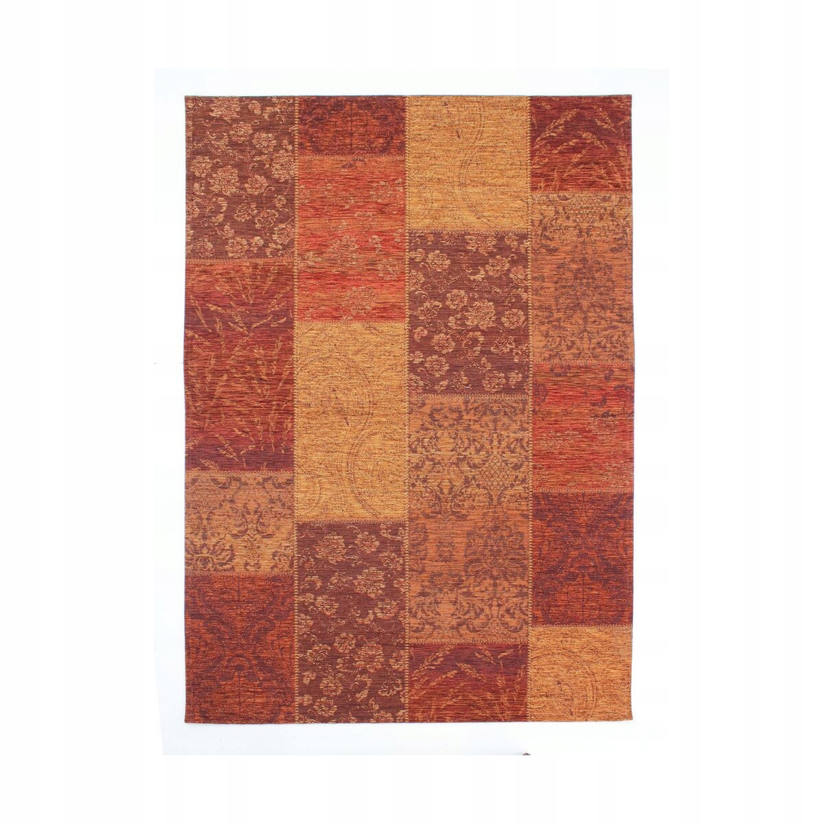 155x230 Kusový koberec Manhattan Patchwork Chenile Terracotta