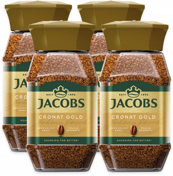 Kawa rozpuszczalna Jacobs Cronat Gold 200g x 4 szt
