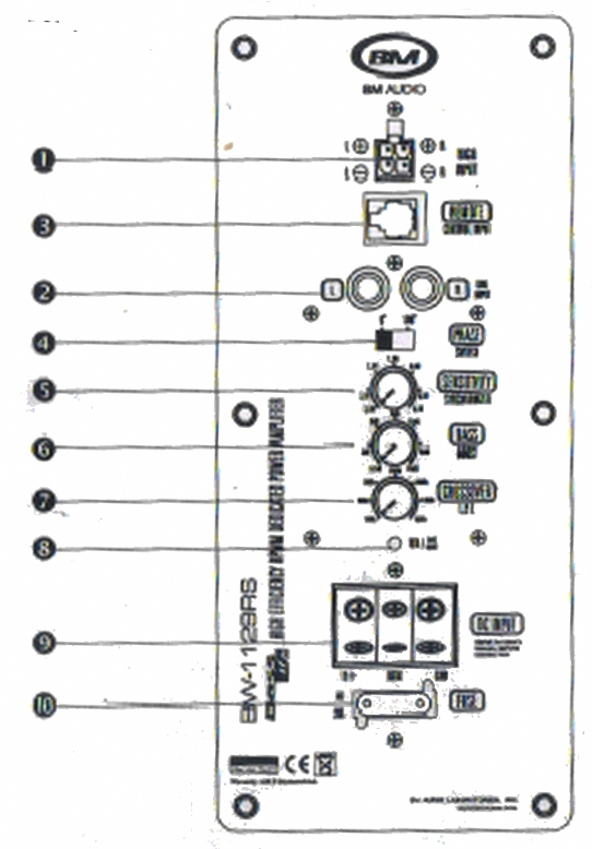 TUBA SUBWOOFER AKTYWNY BW-1129RS 700W + KABLE Marka Boschmann