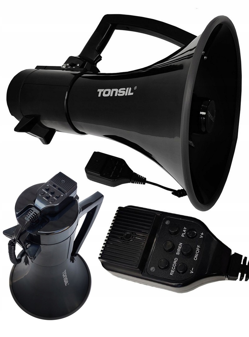 Megafon Te 30/20 Nahrávání – bez akumulátoru Výkon Max 120 W Dosah až 1200 m