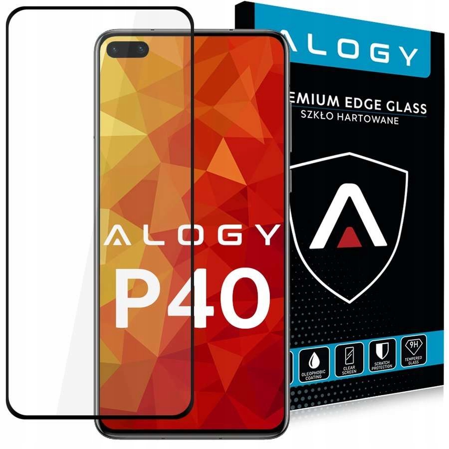 

Szkło Full Glue Do Etui 9H Alogy Do Huawei P40