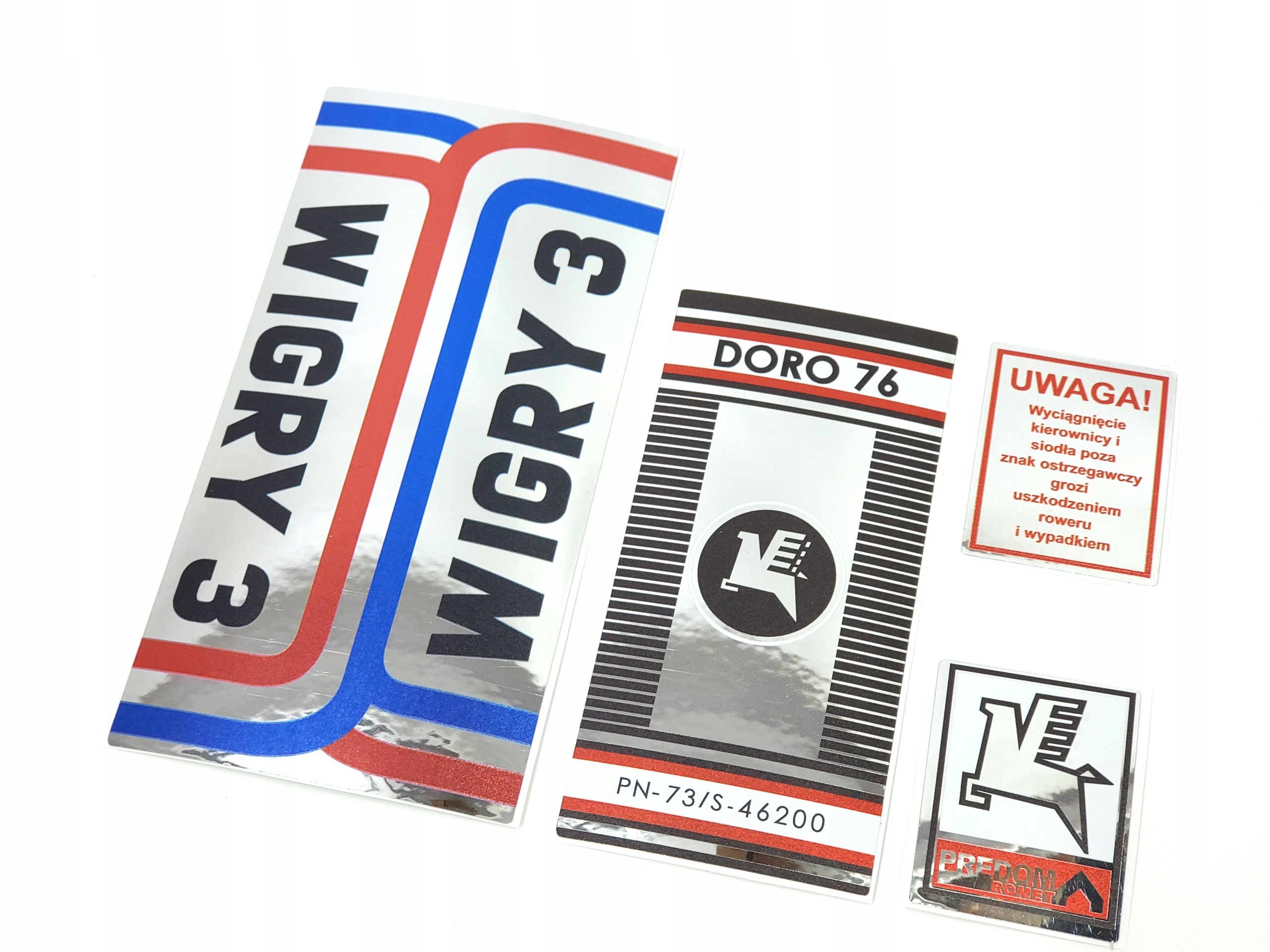 Новые наклейки Romet Wigry 3 Doro 76 эмблемы логотипы полный набор