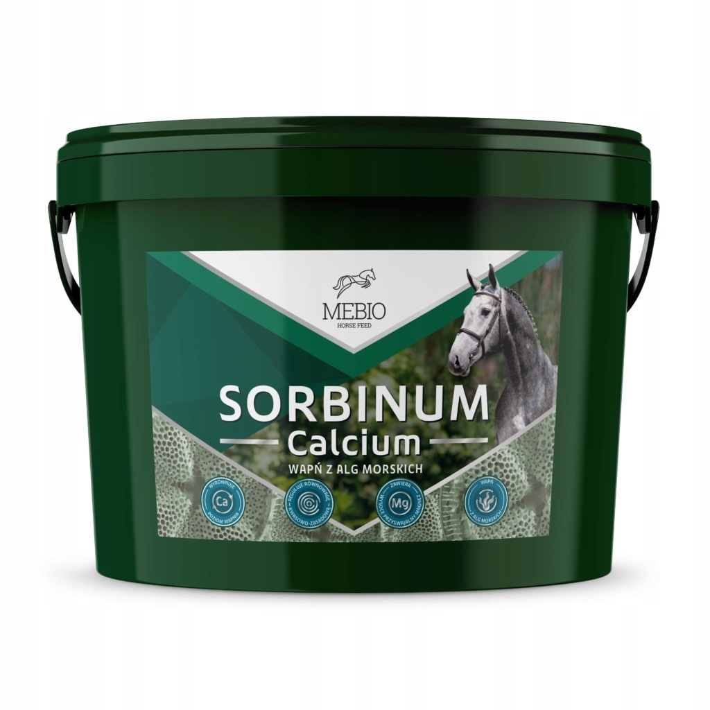 Wapń dla konia z alg morskich Mebio Calcium Sorbinum 10kg