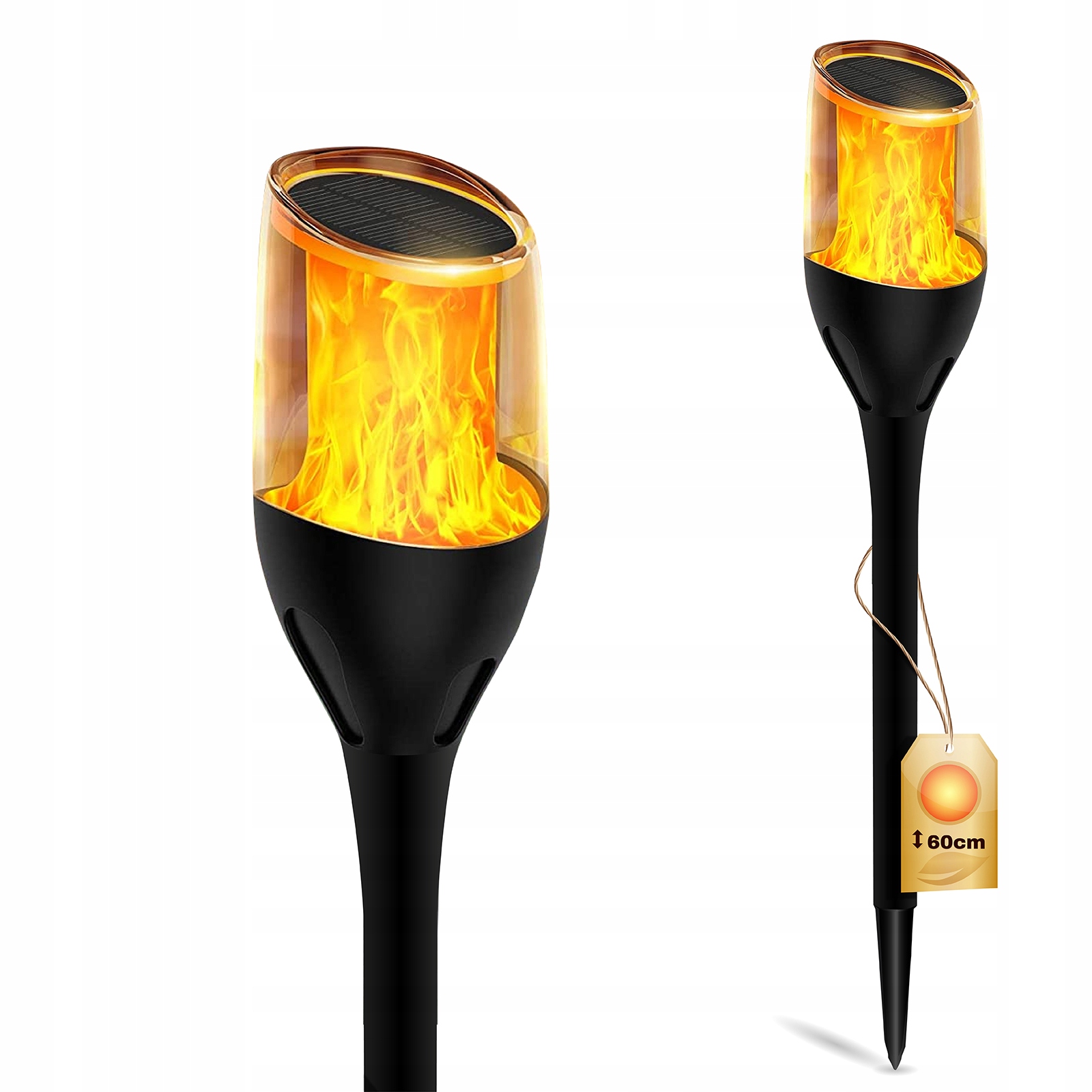 

Lampa Solarna Led Pochodnia Efekt Płomień Ogień