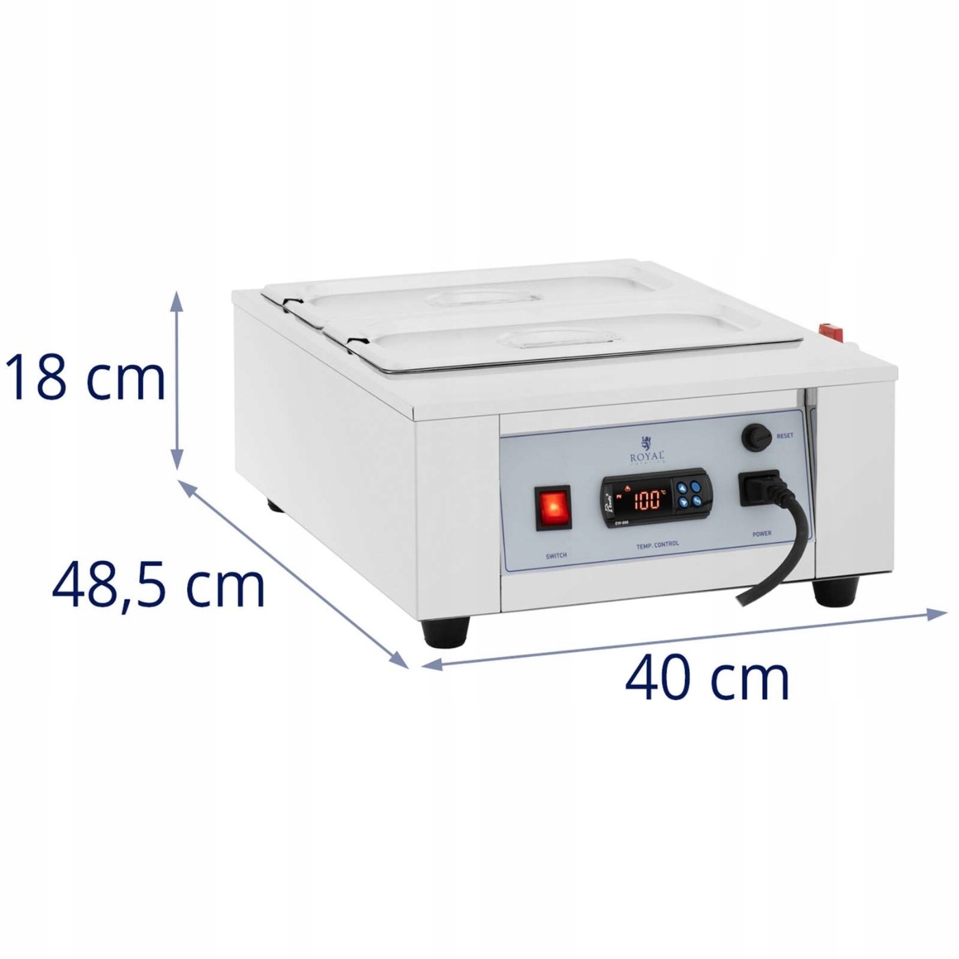 ELEKTRYCZNY PODGRZEWACZ DO CZEKOLADY POJEMNIK x2 Kod producenta 10012774
