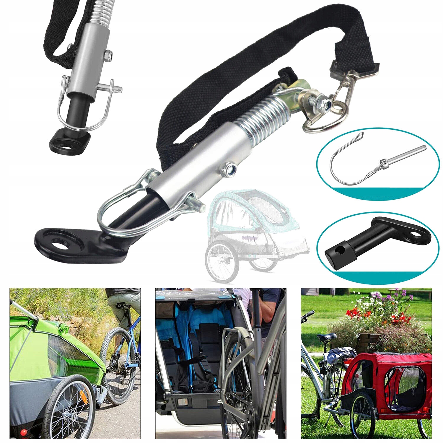 HAK ROWEROWY DO PRZYCZEPKI ROWEROWEJ, UNIWERSALNE