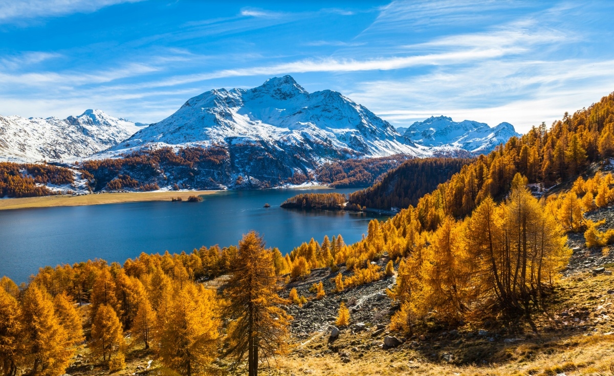 

Fototapeta Flizelinowa Jezioro Alpy 416x254