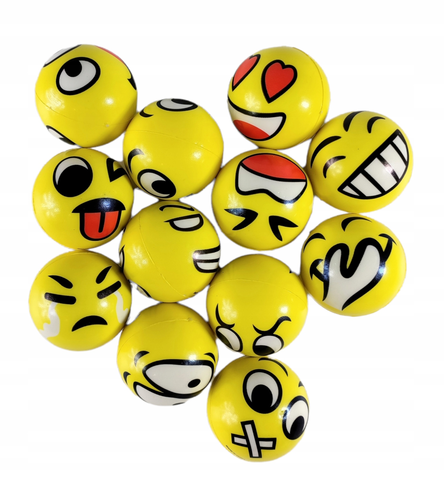 PIŁKI PIŁECZKA ZESTAW ANTYSTRESOWA 12sztuk