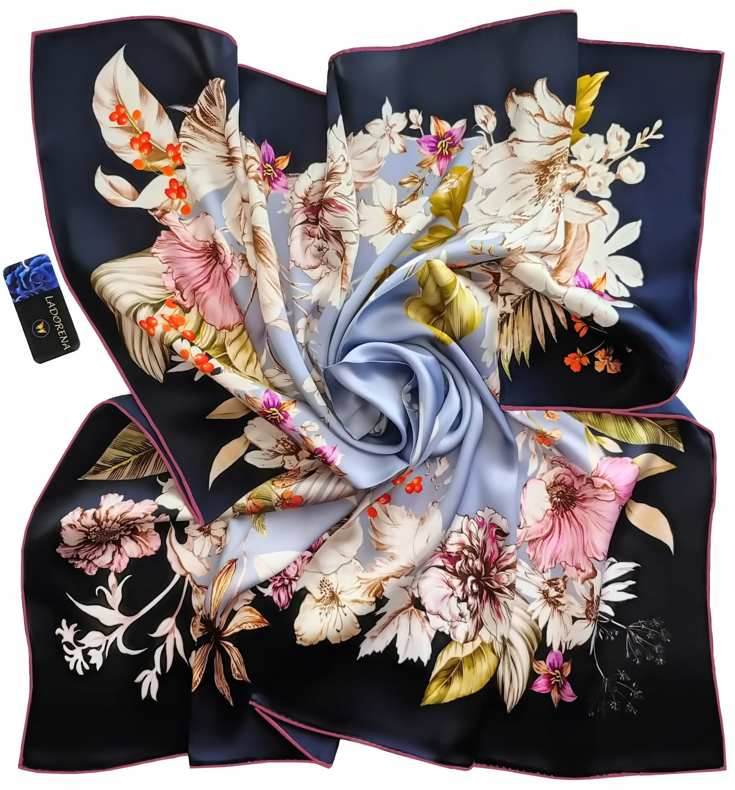 APASZKA JEDWABNA CHUSTA 100% NATURALNY JEDWAB MORWOWY JAKOŚĆ PREMIUM^ Rodzaj apaszka