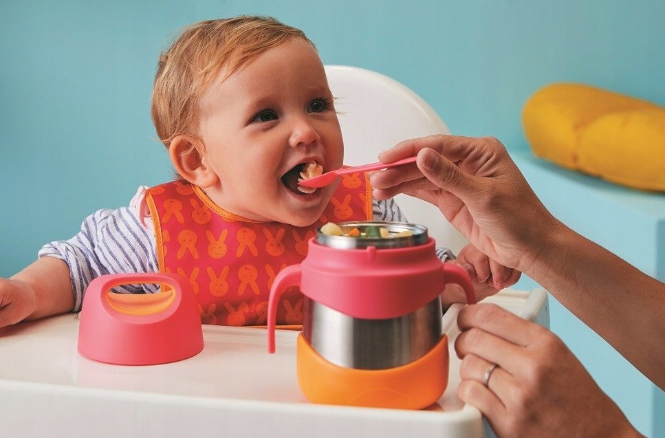 B.BOX TERMOS NA JEDZENIE 335ml BLUE SLATE 6m+ Maksymalne utrzymanie zimna do 7 h