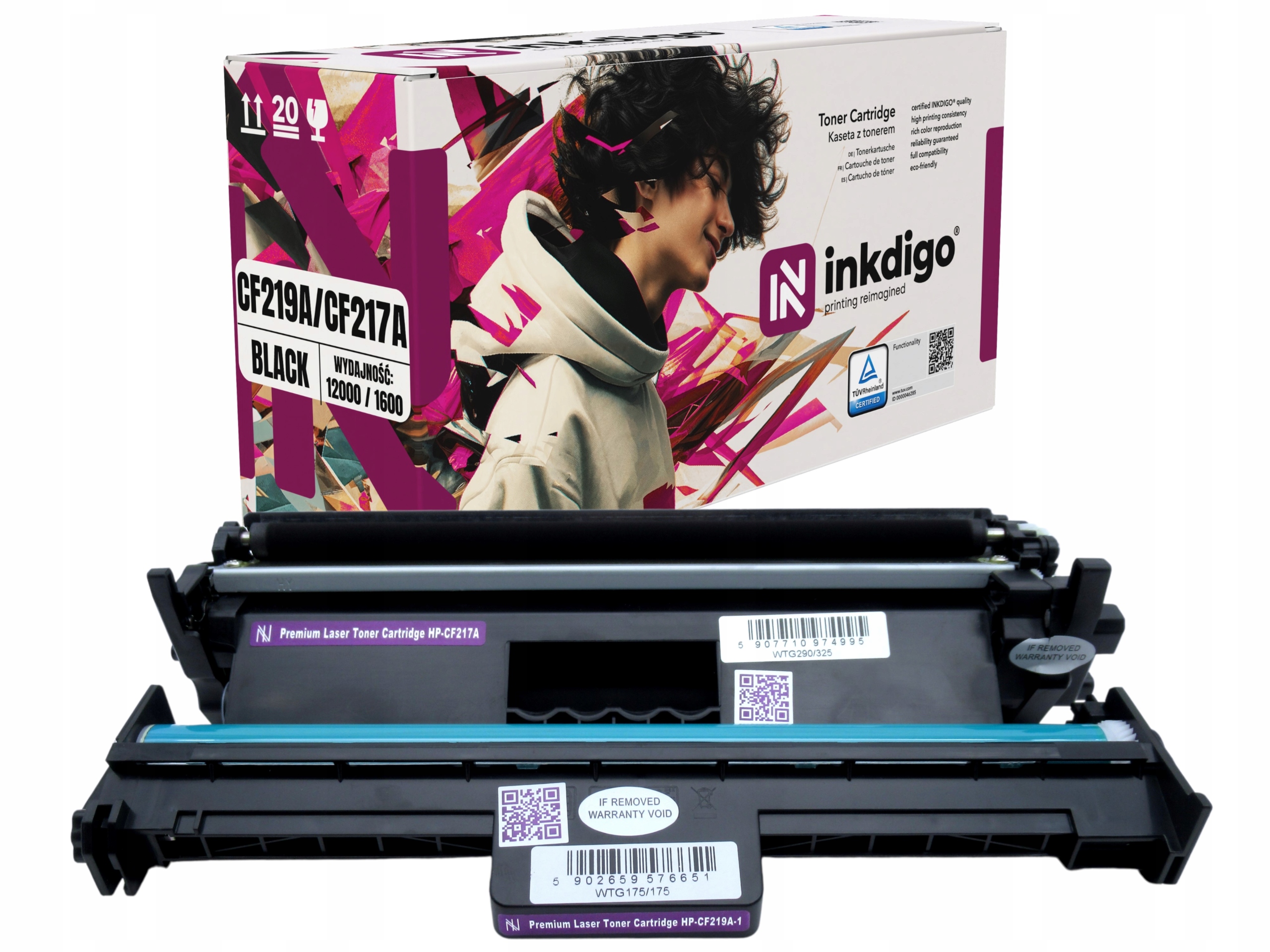 Toner Bęben do drukarki Hp Laserjet Pro M102A M102W M130A CF217A CF219A