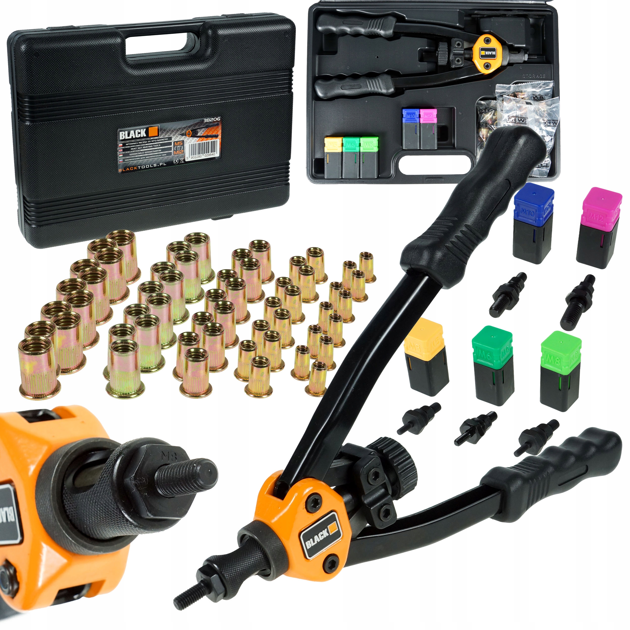 NITOWNICA RECZNA DO NITONAKRETEK M5 M12 ZESTAW