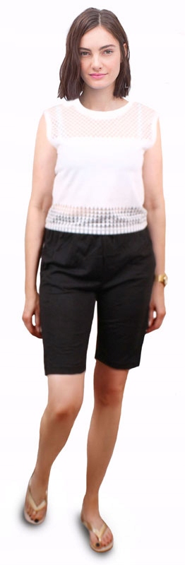 SZORTY SPODENKI DUŻE LUŹNE dres 858 czarny 50-52 Rozmiar 4XL/5XL