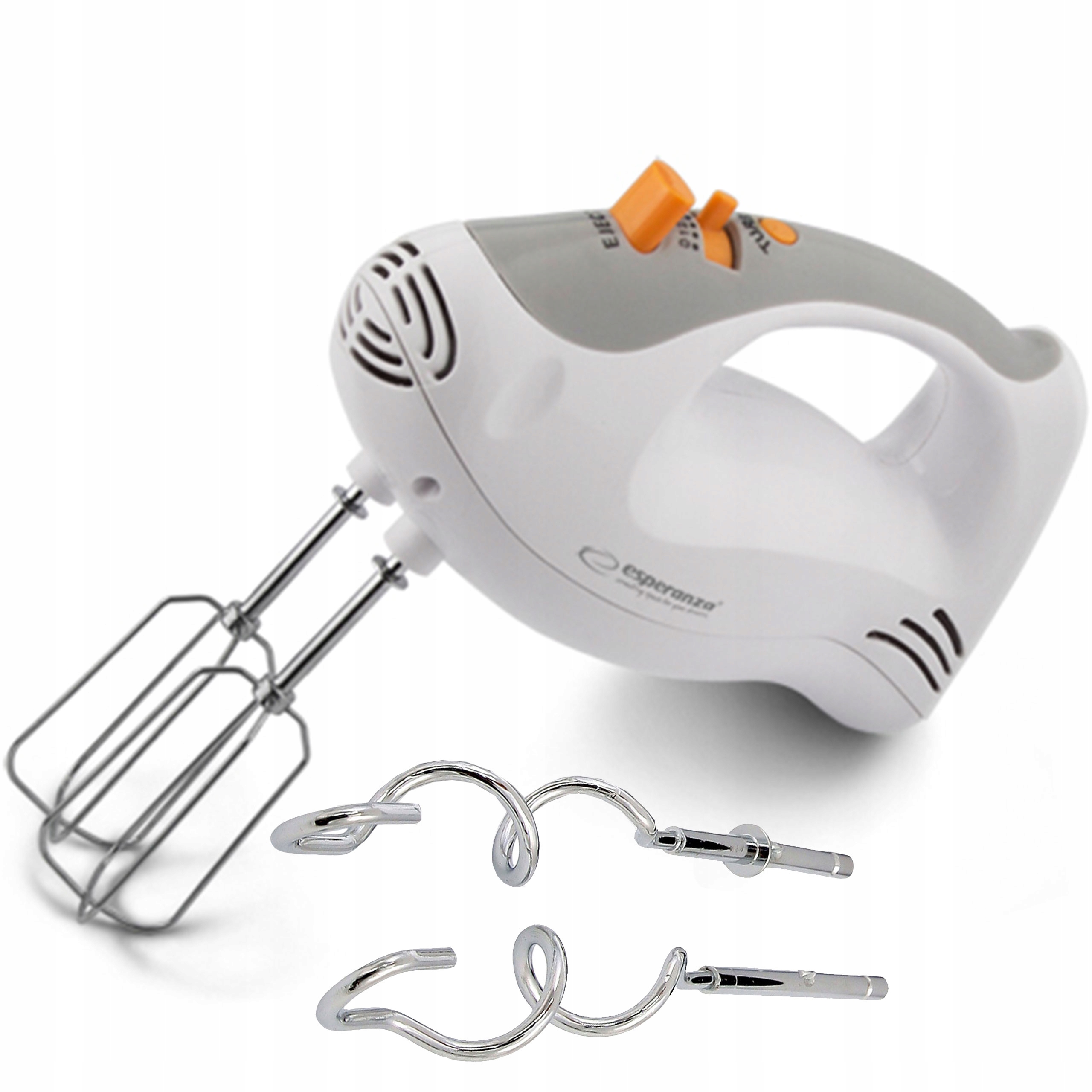 

Mikser Ręczny Robot Kuchenny 4 Końcówki Turbo