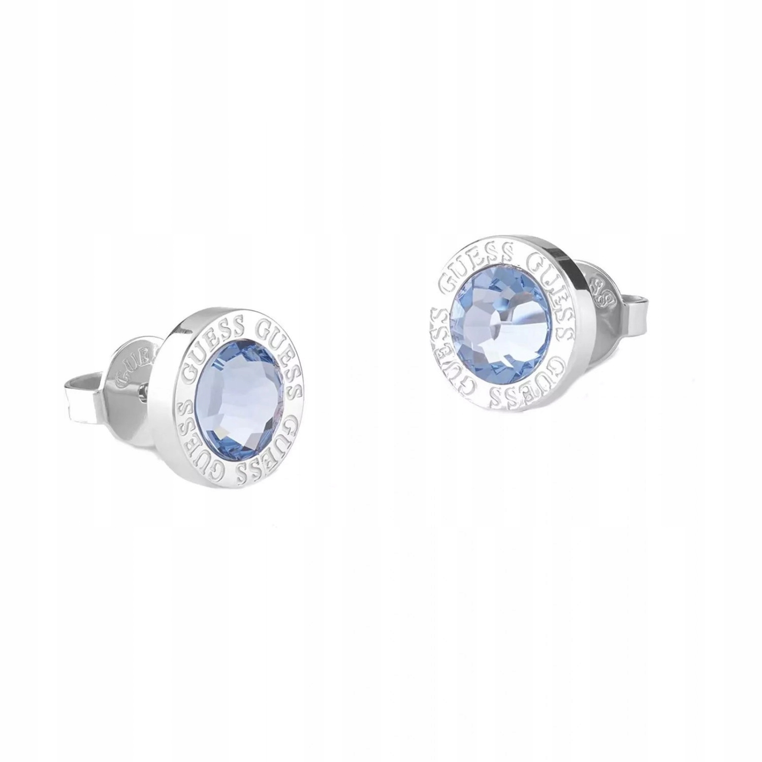 Dámské Náušnice Guess stříbrné se zirkon