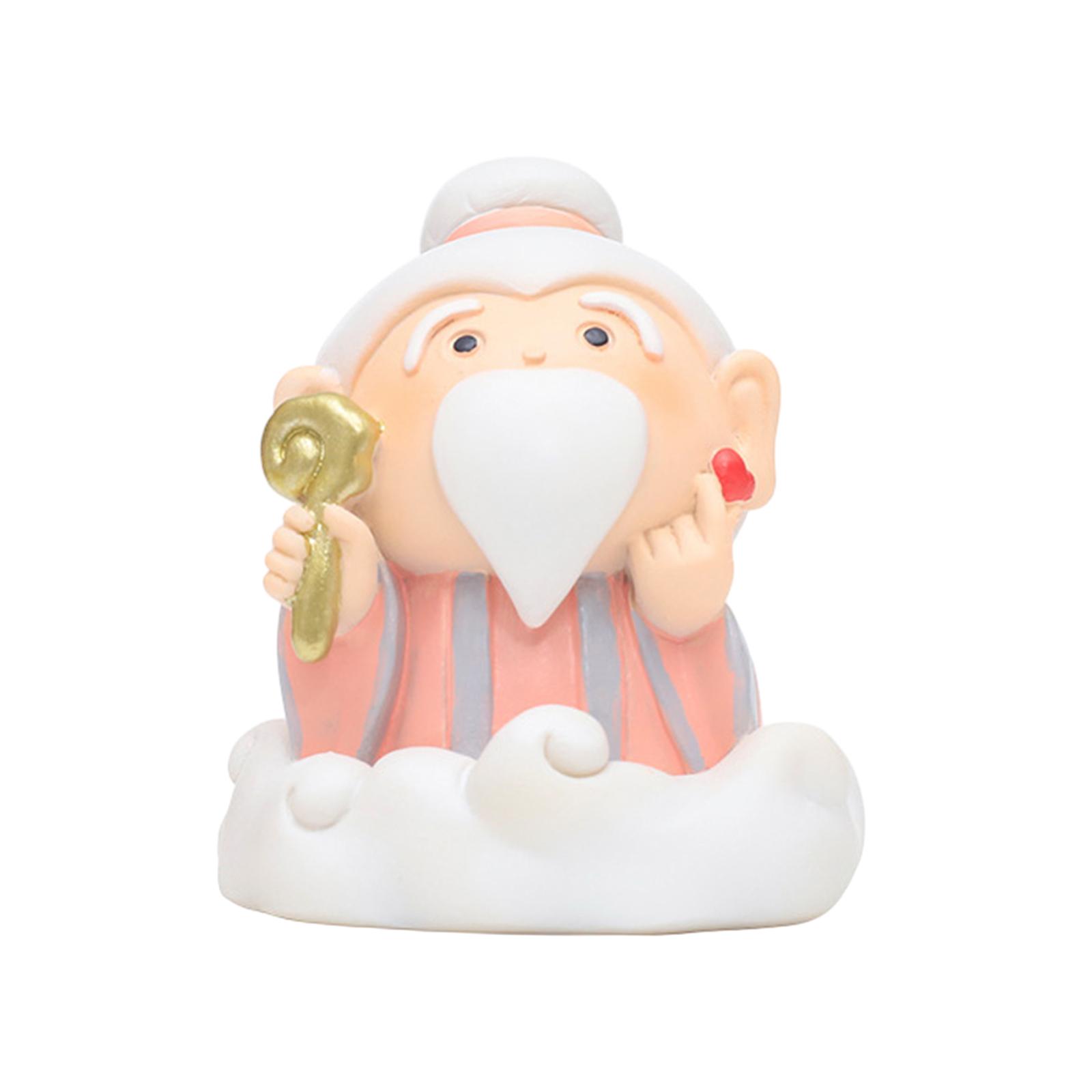 Figurines Statue Decoration Crafts Portable Resin Tabletop Style C Marka bez marki