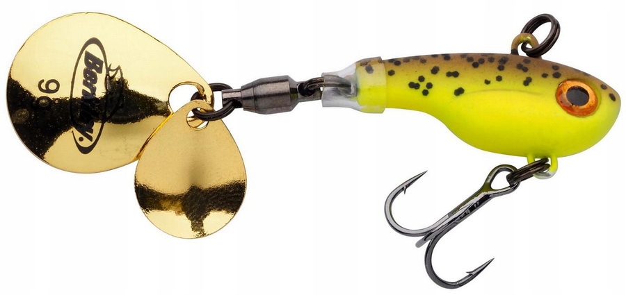 Berkley Pulse Spintail 21g 7,5cm Brown Chartreuse