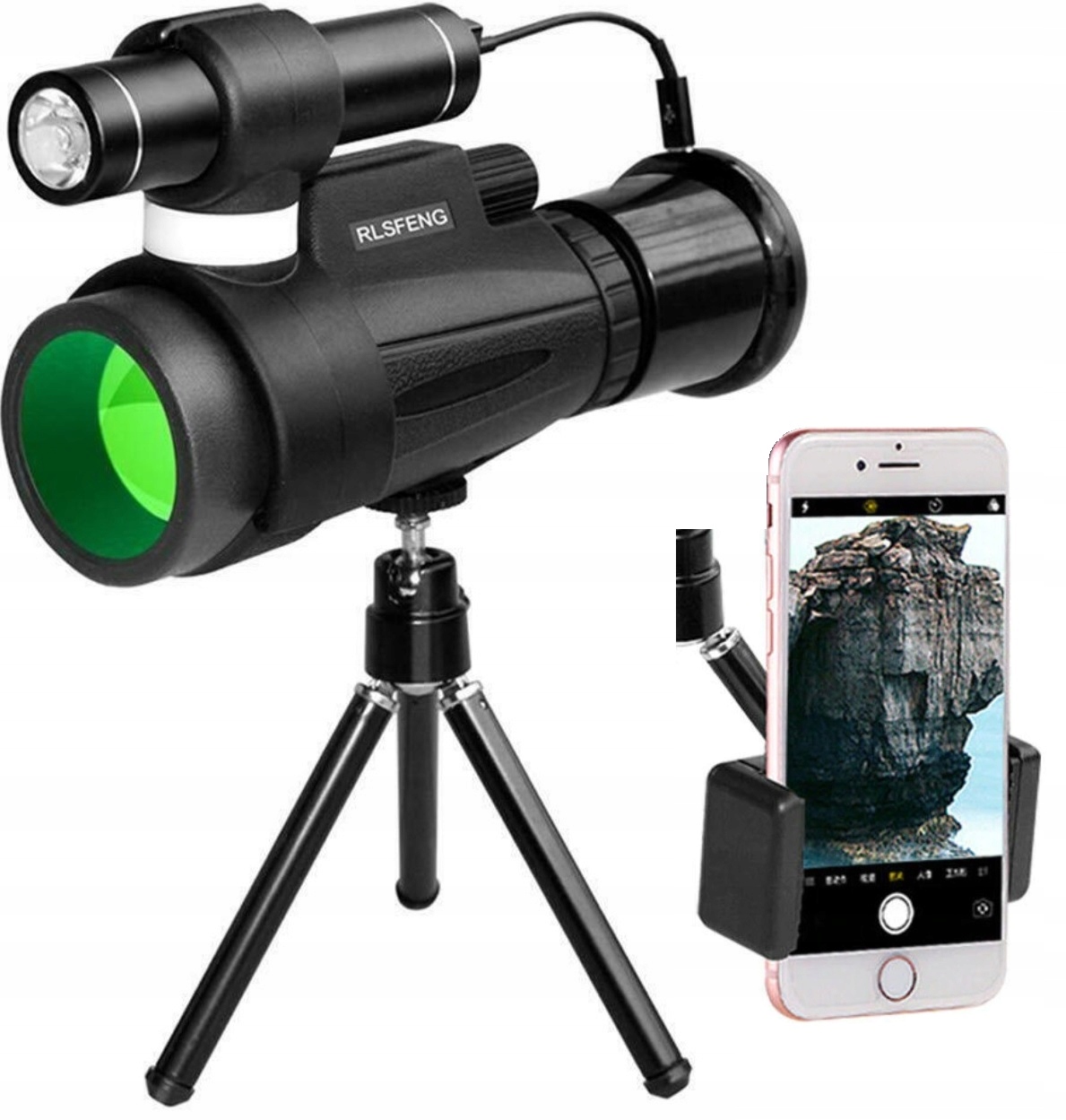 

Cyfrowy Teleskop WiFi Ir 12x50 Luneta Noktowizor