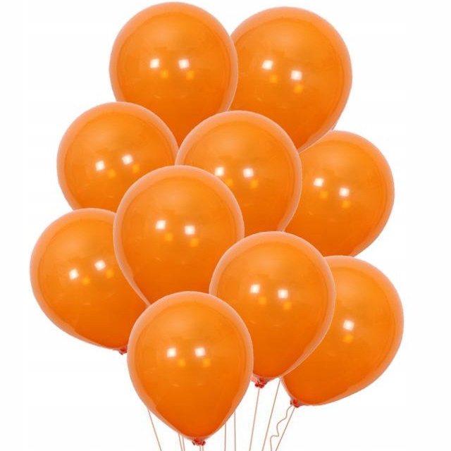 

Duże Balony Pomarańczowe Metaliczne Urodziny 50szt