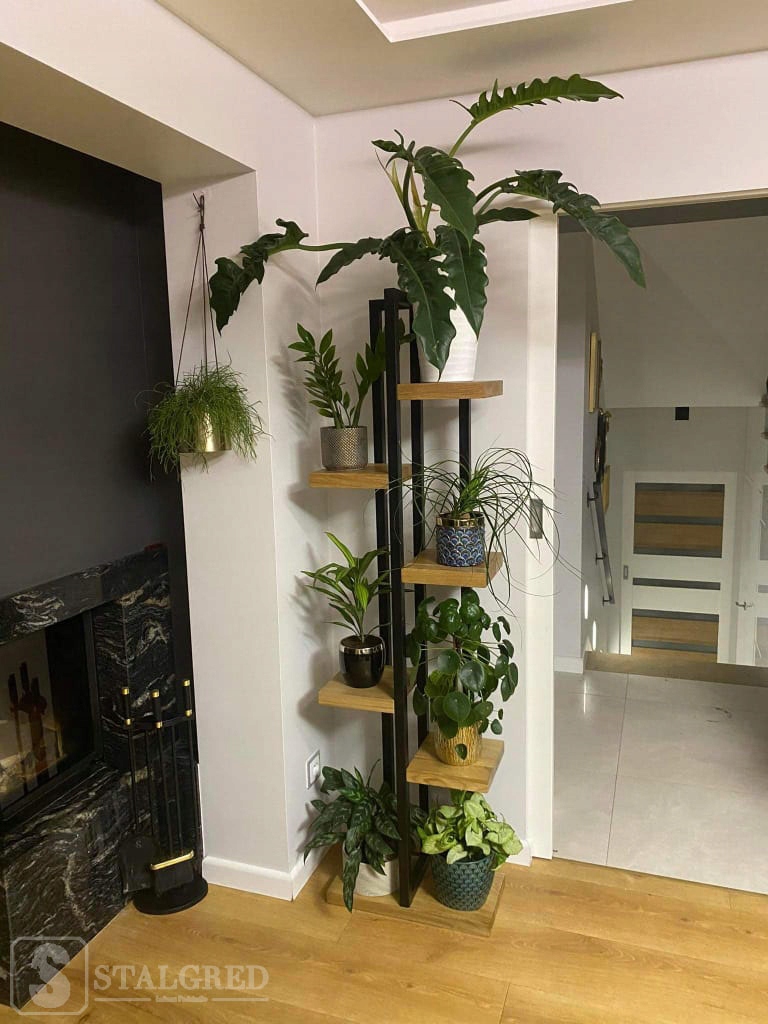 KWIETNIK STOJĄCY LOFT INDUSTRIALNY STOJAK Wysokość produktu 180 cm