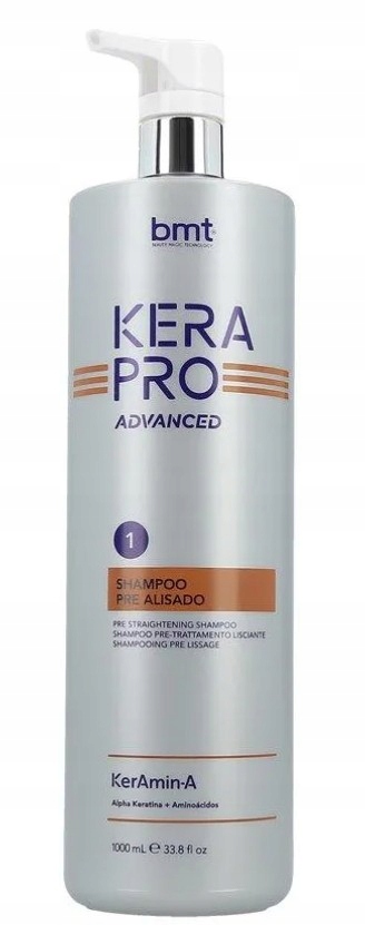 Bmt Kerapro Advanced Pre Straightening Szampon wstępnie wygładzający