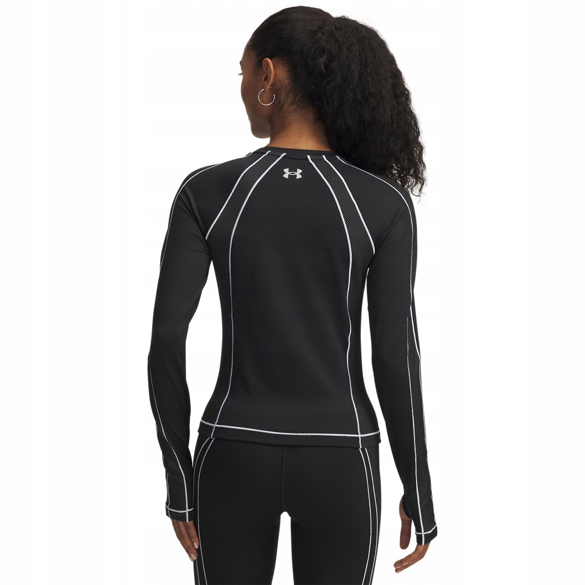 Under Armour Dámské tričko Under Armour Ua ColdGear Textured Crew-BLK