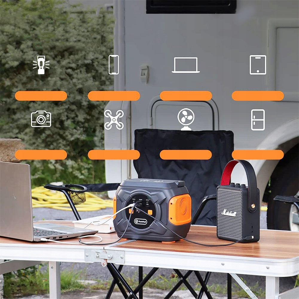 Power bank FlashFish A301 320W+panel słoneczny Złącza USB typ A USB typ C